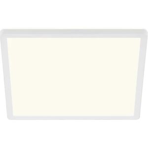 Briloner Plafoniera design LED Slim, bianco 29.3x29.3 cm, luce naturale