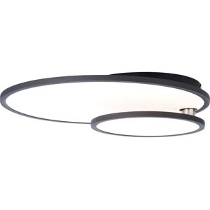 Brilliant Plafoniera design LED Bility, nero Ø 60.5 cm, luce calda dimmerabile, 3600 LM