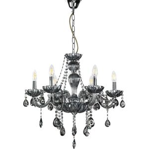 Leroy Merlin Lampadario Neoclassico Teodoro fume in ferro, D. 60 cm, 5 luci