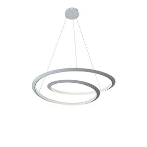 NOVECENTO Lampadario Moderno Up LED bianco, in alluminio, 7380 LM,