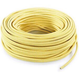 MERLOTTI Cavo tessile H03VV-F 2 x 0.75 mm² L 50 m  bianco/giallo