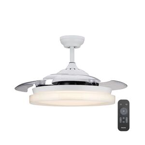 Philips Ventilatore da soffitto Atlas, trasparente, Ø 51 cm,