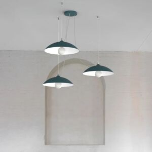 LUMICOM Lampadario Design Dream blu/bianco , D. 40 cm, 3 luci,