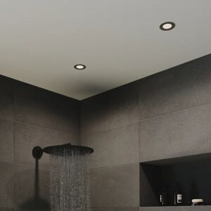 Inspire Faretto da incasso LED integrato Kilia tondo acciaio, foro incasso 2,5 cm luce passaggio dal bianco caldo al bianco neutro