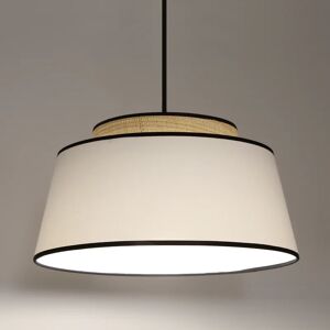 Inspire Lampadario Neoclassico Yumiha bianco in poliestere, D. 36 cm, L. 36 cm,