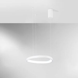 LUCE AMBIENTE DESIGN Lampadario Moderno Klapton LED bianco, in ferro, D. 45 cm, 6160 LM,