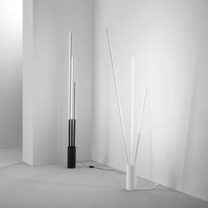 LUCE AMBIENTE DESIGN Lampada da terra Wands bianco H164cm 3 luci