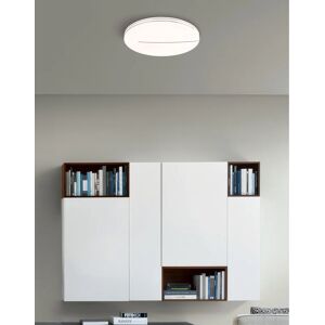 NOVECENTO Plafoniera moderno LED Lina, bianco Ø 38.5 cm, luce CCT dimmerabile