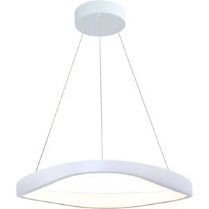 Leroy Merlin Lampadario Moderno Anna bianco, in alluminio, D. 48 cm