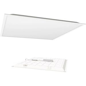 BOTLIGHTING Plafoniera LED Backlit Kit 4 pezzi 60x60 cm, luce naturale, 3200 LM