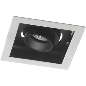 FAN EUROPE Incasso LED APOLLO antiriflesso nero con luce orientabile 20W luce calda