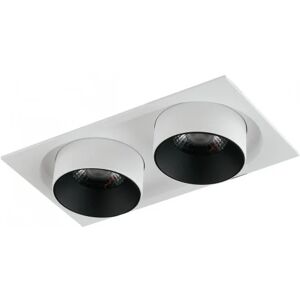 FAN EUROPE Incasso LED OUTSIDER bianco opaco con luce spot e testa estraibile ed orientabile 2x15W 4000K (luce naturale)