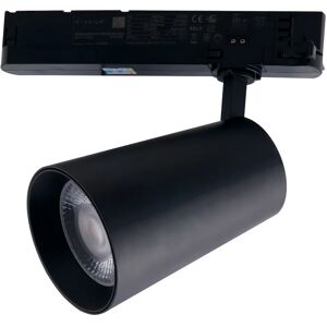 Intec Faro LED KONE nero con adattatore trifase 13W 1300 Lumen 3000K (luce calda)