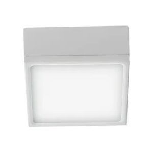 Intec Plafoniera LED KLIO quadrata bianca 22W 3000K (Luce calda) 17 cm.