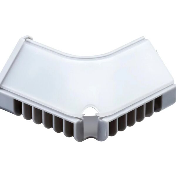 paulmann kit di accessori per strisce led angolo interno per profilo strisce led, grigio / argento, 2 pezzi