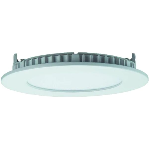 leroy merlin set da 3 pezzi faretto da incasso led ostra tondo grigio, foro incasso 6.5 cm luce bianco caldo