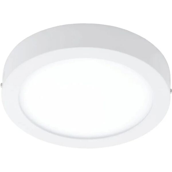 eglo plafoniera moderno led fueva-c, bianco Ø 30 cm, luce cct dimmerabile