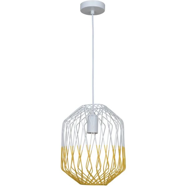 inspire lampadario pop meredith bianco, giallo , d. 24 cm,