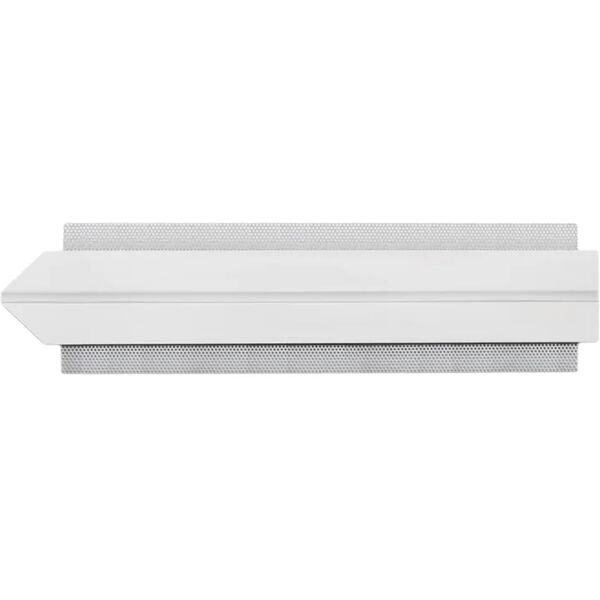 leroy merlin portafaretto da incasso modulo led x angle, rettangolare, bianco, verniciabile, foro incasso 38,5 cm