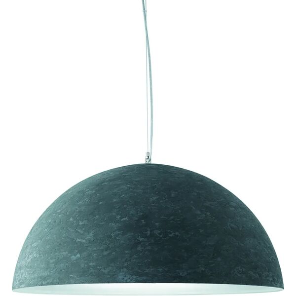 lumicom lampadario industriale ardesia grigio , d. 60 cm,