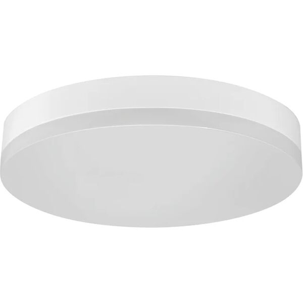 leroy merlin plafoniera design led sensor, bianco Ø 28 cm, luce naturale senza marca