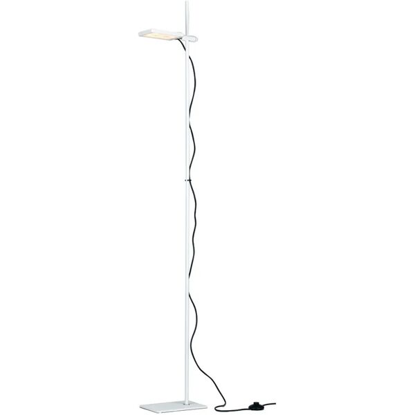 luce ambiente design lampada da terra book biancoh182cm