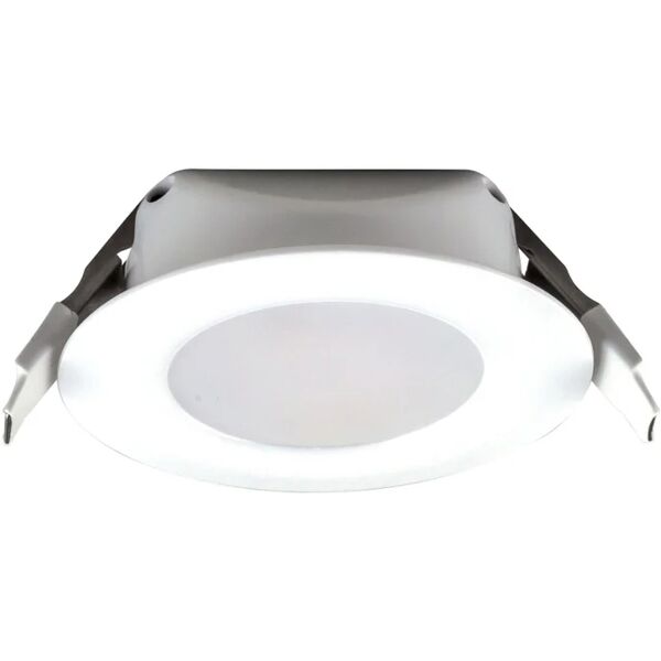 leroy merlin faretto da incasso led downled tondo bianco, foro incasso 7 cm luce bianco caldo