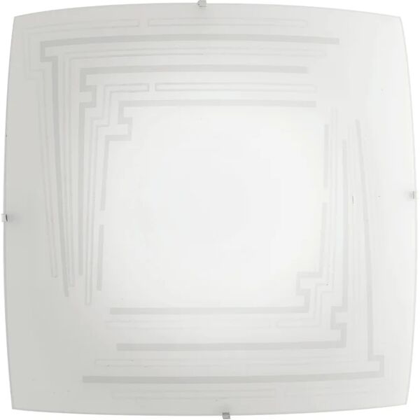 luce ambiente design plafoniera neoclassico concept 3 x e27 bianco 40 cm