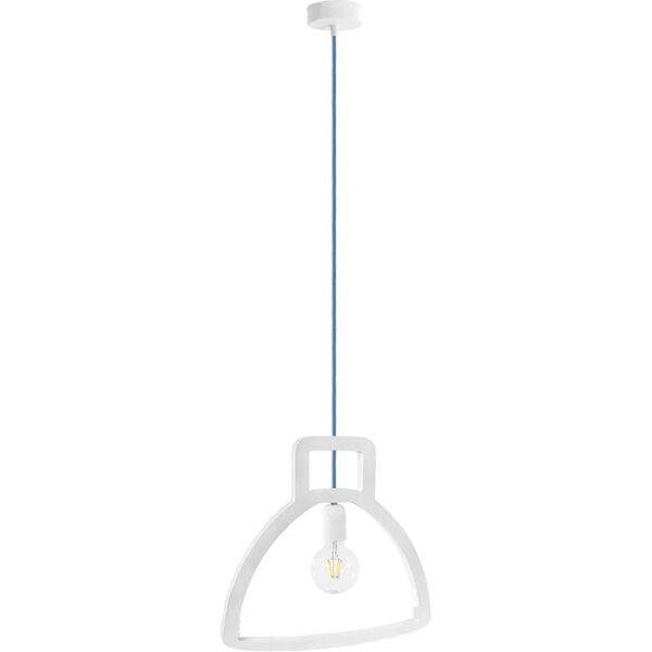 merlotti lampadario pop campana bianco , d. 40 cm,