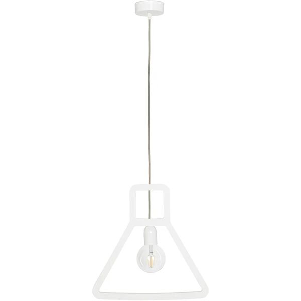 merlotti lampadario pop campana bianco , d. 40 cm,