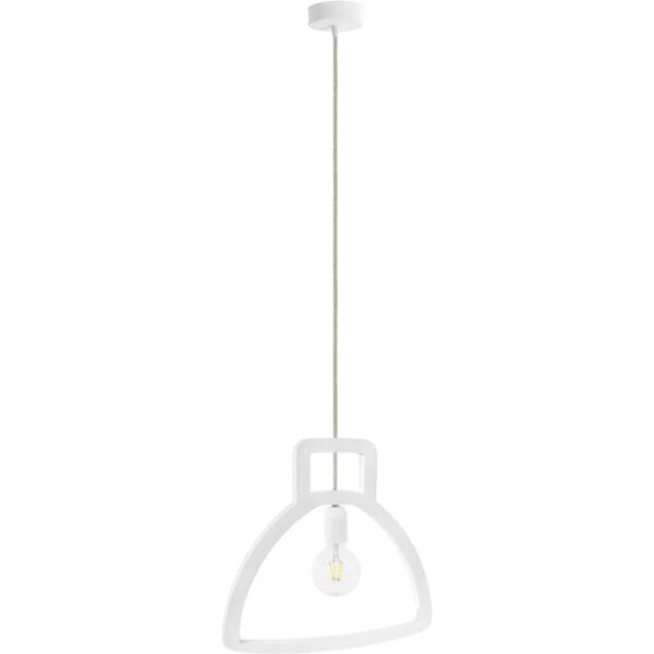 merlotti lampadario pop campana bianco , d. 40 cm,