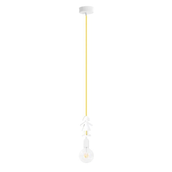 merlotti lampadario pop bambina bianco , d. 10 cm,