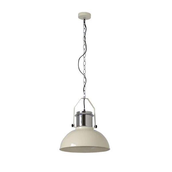 inspire lampadario moderno ted bianco in acciaio, d. 38.0 cm, l. 106 cm,