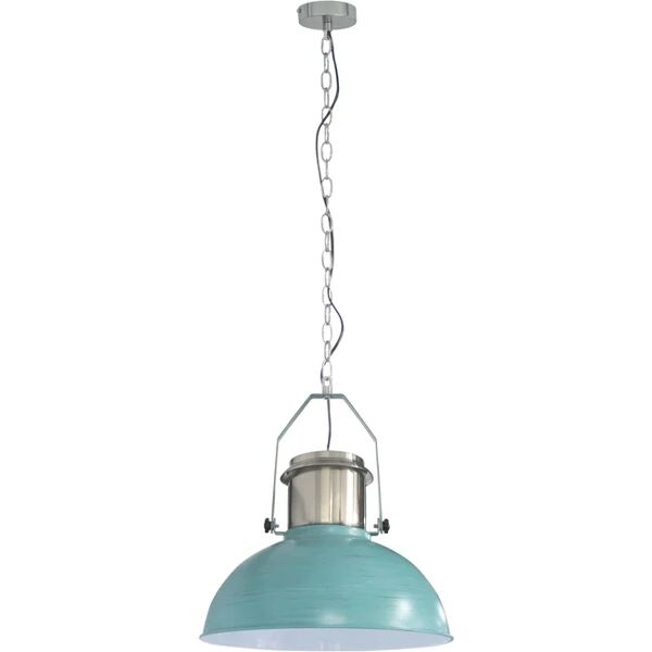 inspire lampadario moderno ted blu in acciaio, d. 38.0 cm, l. 106 cm,