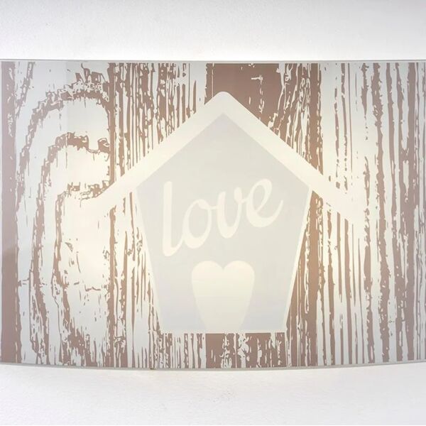 leroy merlin plafoniera led home-love, trasparente 45x8 cm, luce naturale