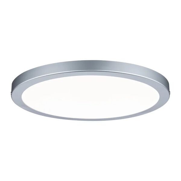 paulmann plafoniera moderno led plafoniera atria grigia 30 16w, argento Ø 30 cm, luce naturale