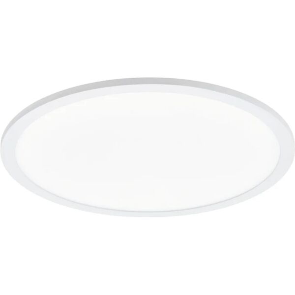 eglo plafoniera design sarsina led dimmerabile , in policarbonato, bianco d. 45 cm  2900 lm