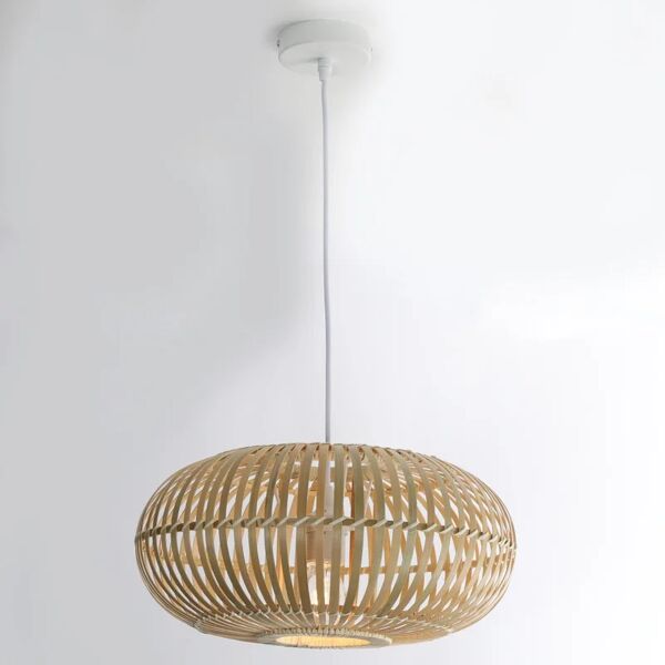 lussiol lampadario natura manille naturale in bambù, d. 40 cm,