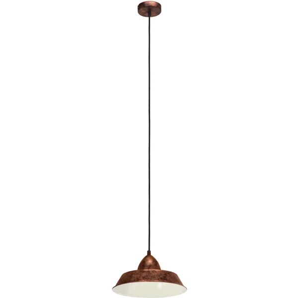 eglo lampadario industriale auckland rame , d. 26.0 cm,