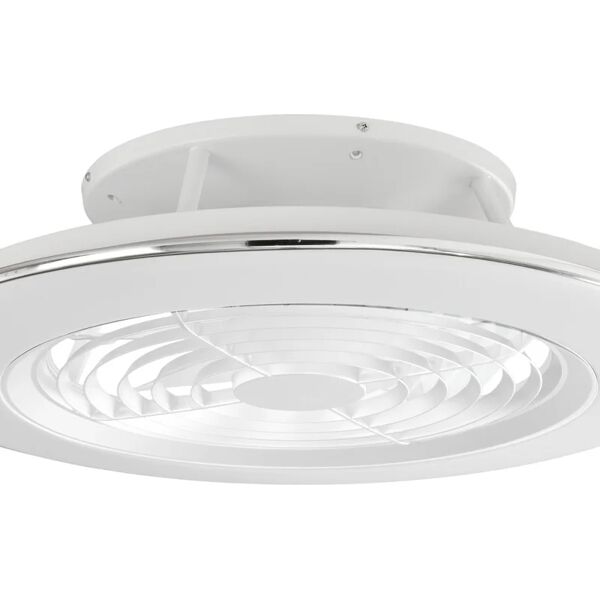 mantra ventilatore da soffitto alisio wifi, bianco, Ø 63 cm, cct, dimmerabile,