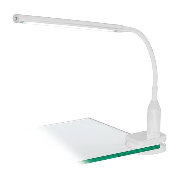 eglo lampada da scrivania led laroa bianco