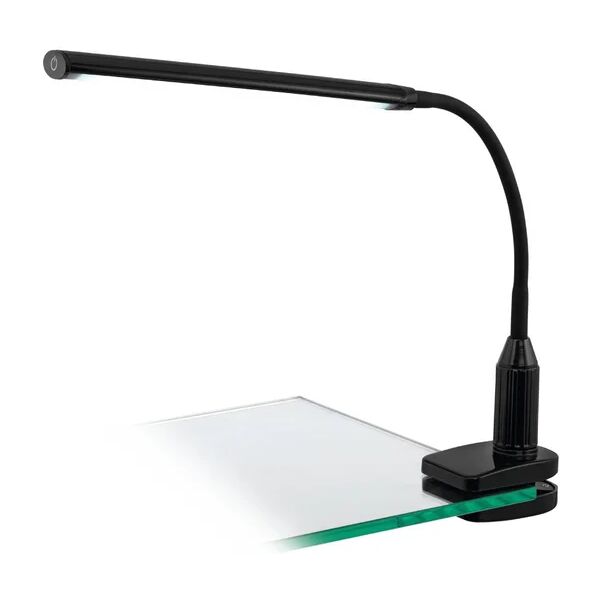 eglo lampada da scrivania led laroa nero