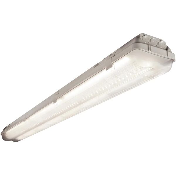 leroy merlin reglette con fonte luminosa led stagna saving, luce bianco, 12.64 cm, 1 x 34w 4400lm