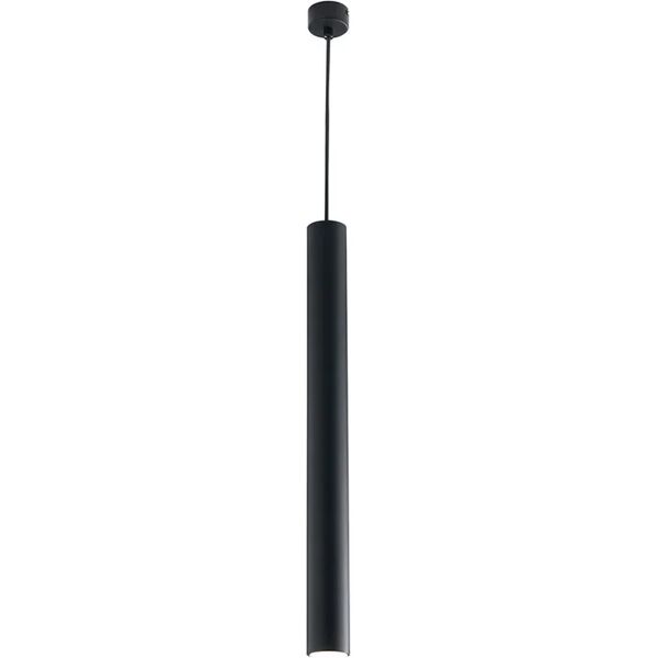 luce ambiente design lampadario design fluke nera in ferro,