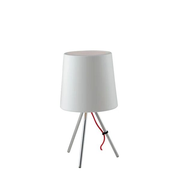 luce ambiente design lampada da tavolo moderno marley bianco, in ferro,