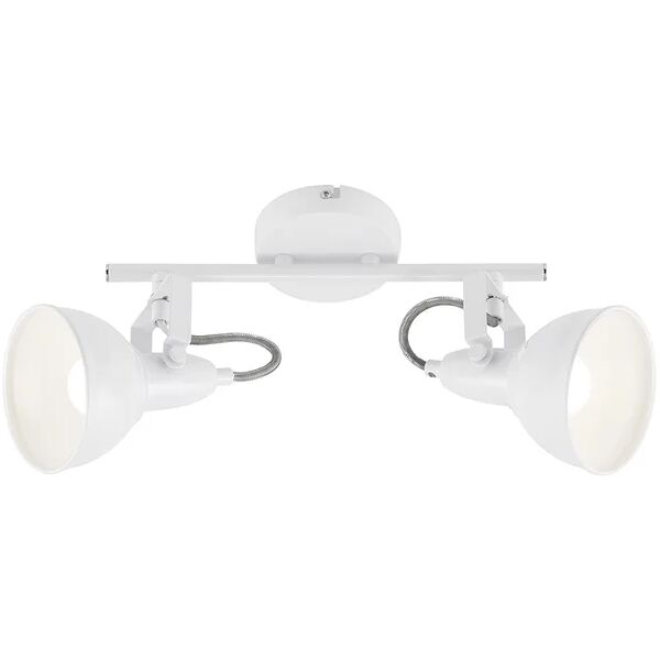 leroy merlin faretto decorativo senza fonte luminosa 2 luci soft bianco e14