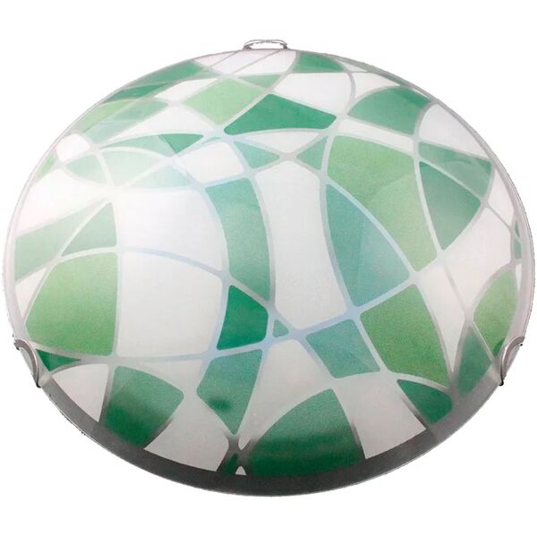 leroy merlin plafoniera neoclassico led mosaico, verde Ø 30 cm, luce naturale, 1115 lm