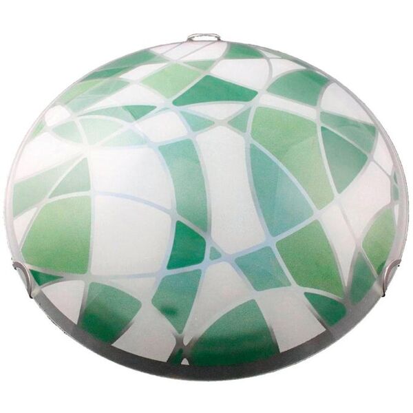 leroy merlin plafoniera neoclassico led mosaico, verde Ø 50 cm, luce naturale, 3350 lm