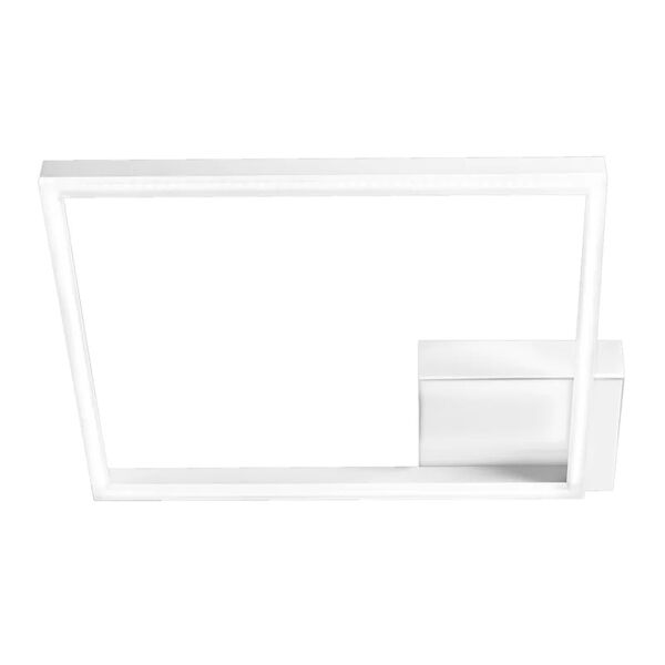 leroy merlin plafoniera design led skyline, bianco 51x cm, luce naturale
