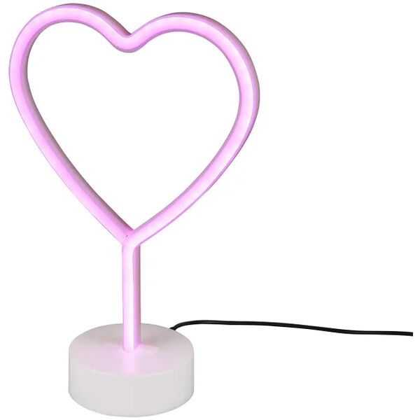 leroy merlin lampada da scrivania led cuore bianco e multicolore